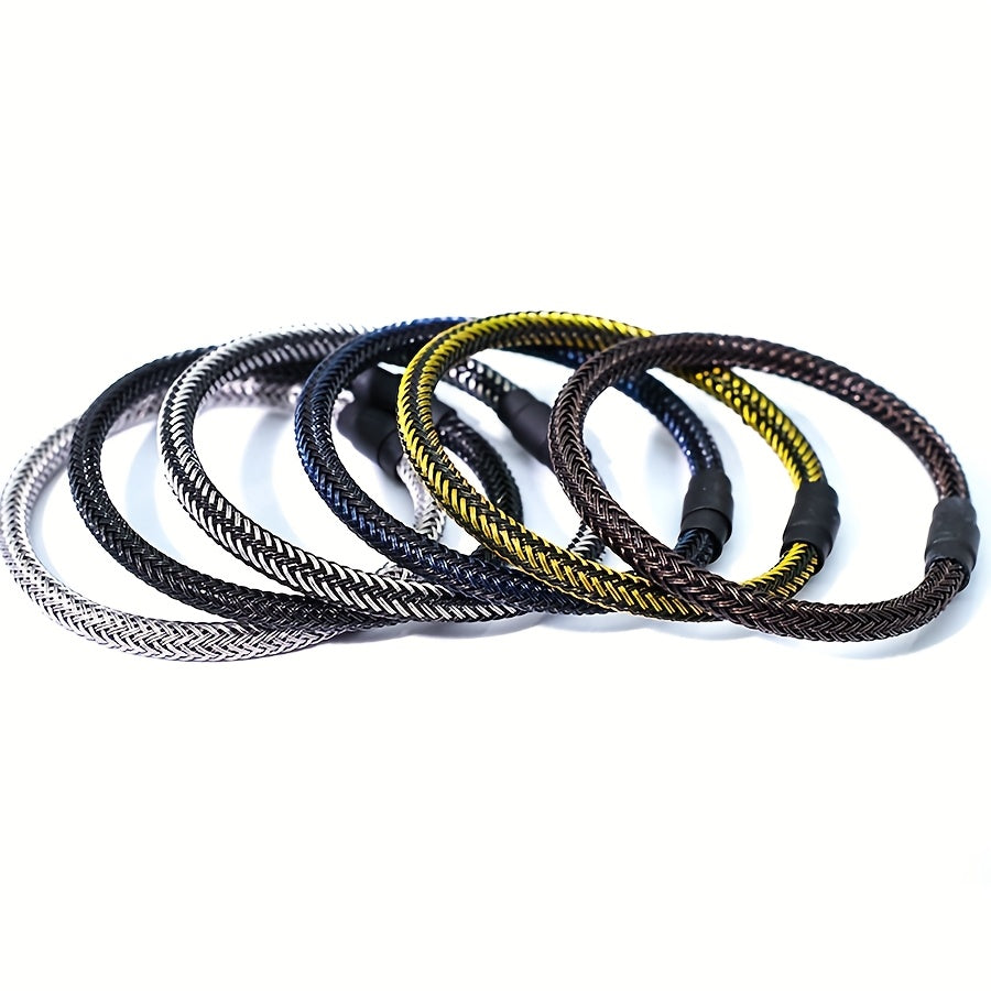 Braided Bracelet with Magnetic Clasp