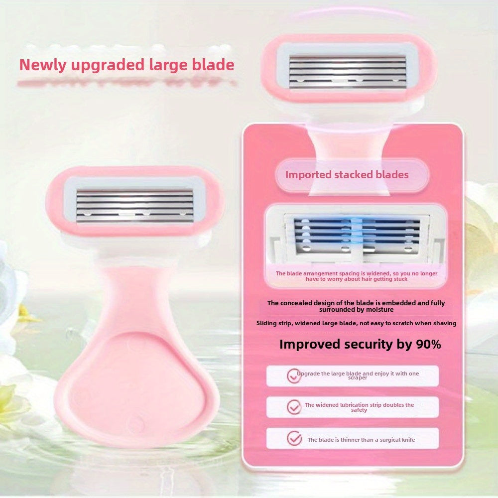 5pcs  Razor Set, Five-Blade Mini Scalp Shave