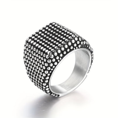 EJ  Men's Retro Personality Willow Stud Ring
