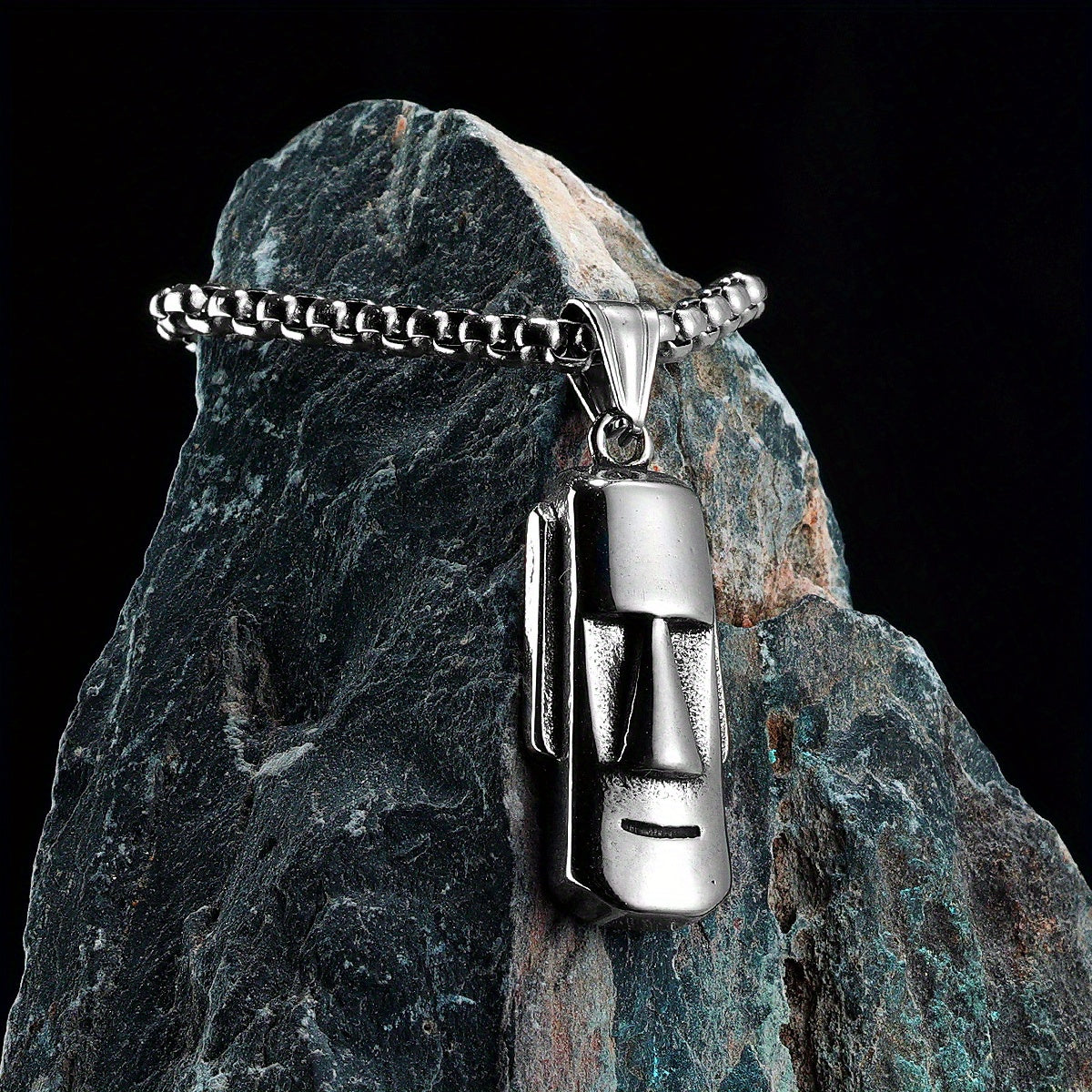 Moai Statue Pendant Necklace