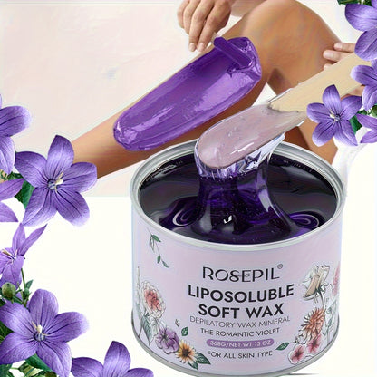 Natural Beeswax & Floral Soft Wax for Sensitive Light Beige - Low-Temperature Painless Hair Remova