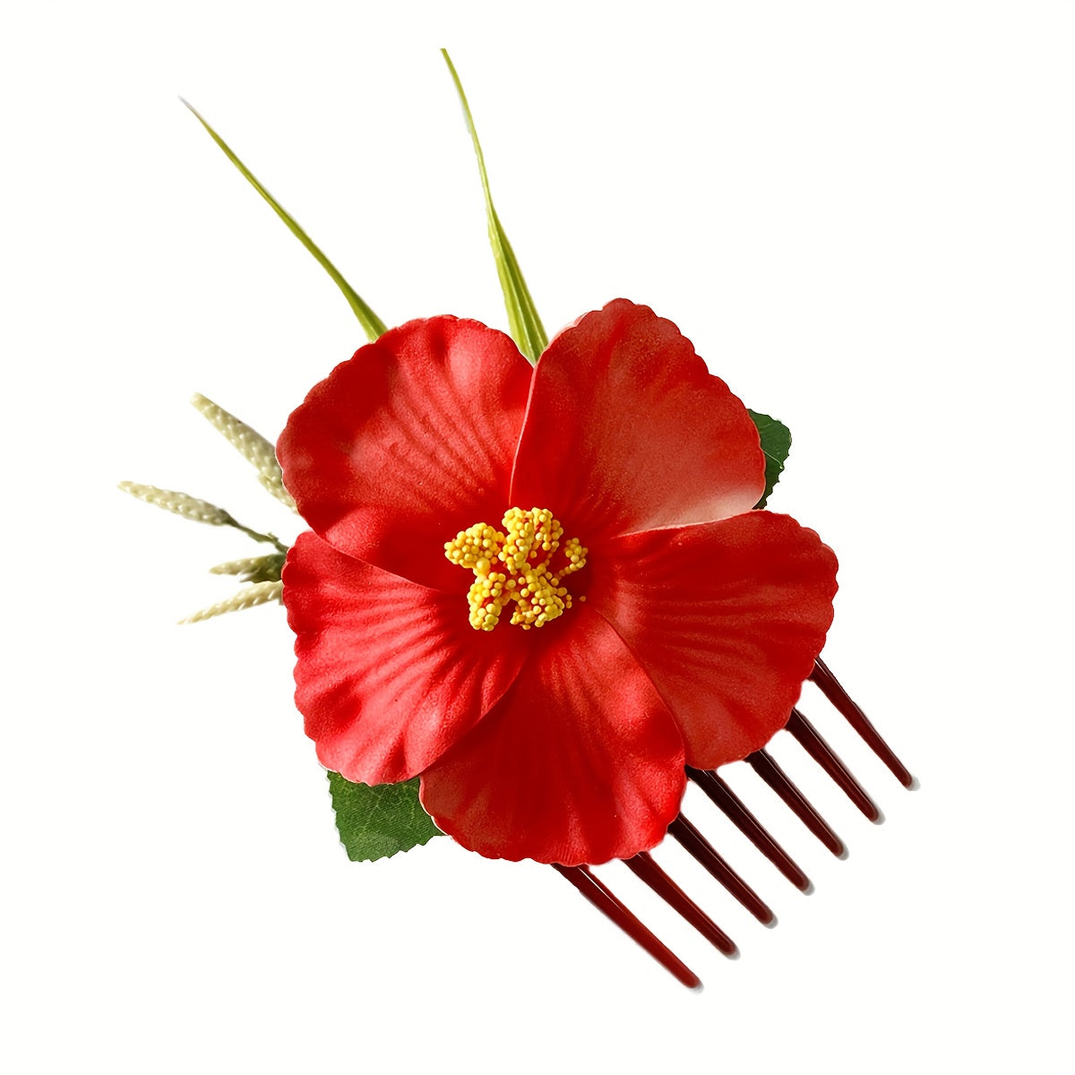 New Style Artificial Flower Long Hair Comb Hair Accessory