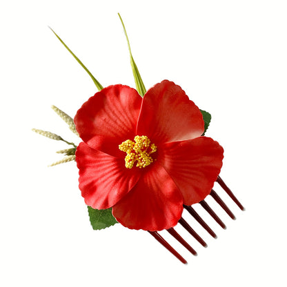 New Style Artificial Flower Long Hair Comb Hair Accessory