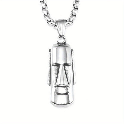 Moai Statue Pendant Necklace