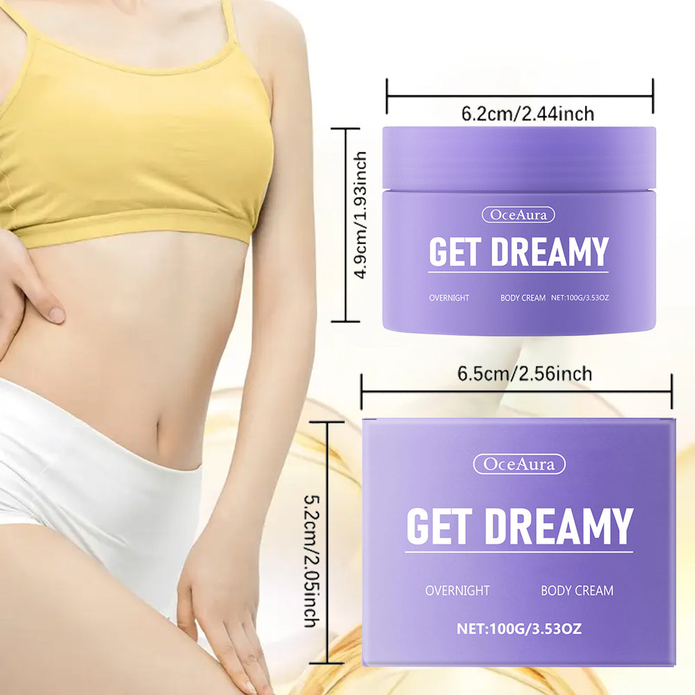 5pcs GET-DREAMY Overnight Toning Whip,Body Shaping And Moisturizing Cream