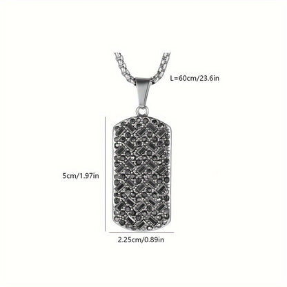Luxury Black Stainless Steel Necklace