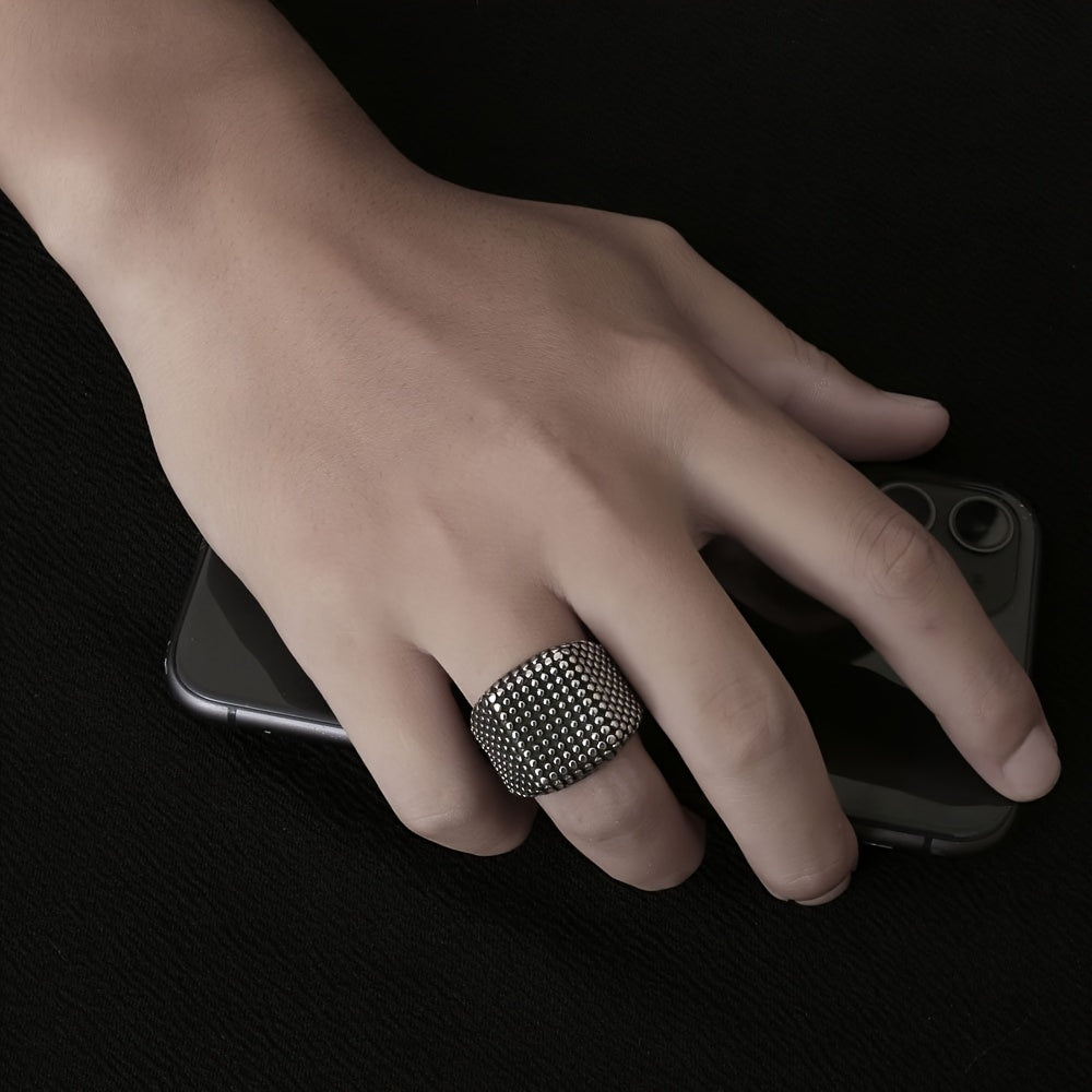 EJ  Men's Retro Personality Willow Stud Ring