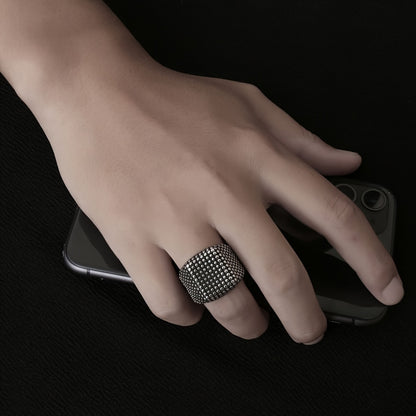 EJ  Men's Retro Personality Willow Stud Ring