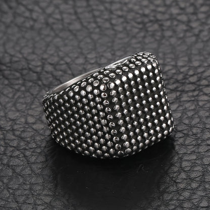 EJ  Men's Retro Personality Willow Stud Ring