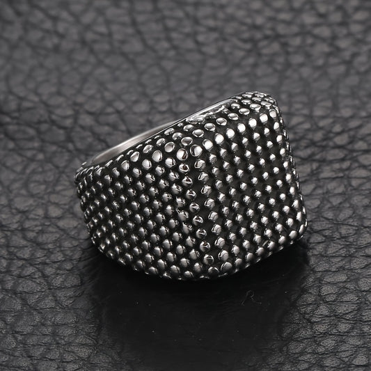 EJ  Men's Retro Personality Willow Stud Ring