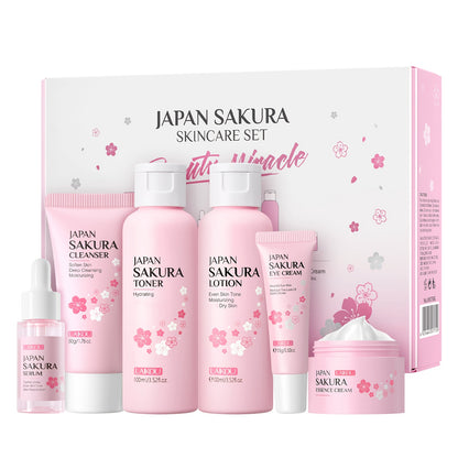 Skincare Set 6pcs Cleansing Toner Skincare Lotion Essence