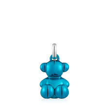 Blue steel bear Pendant