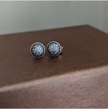 STERLING SILVER DAZZLING DROPLETS STUD EARRINGS