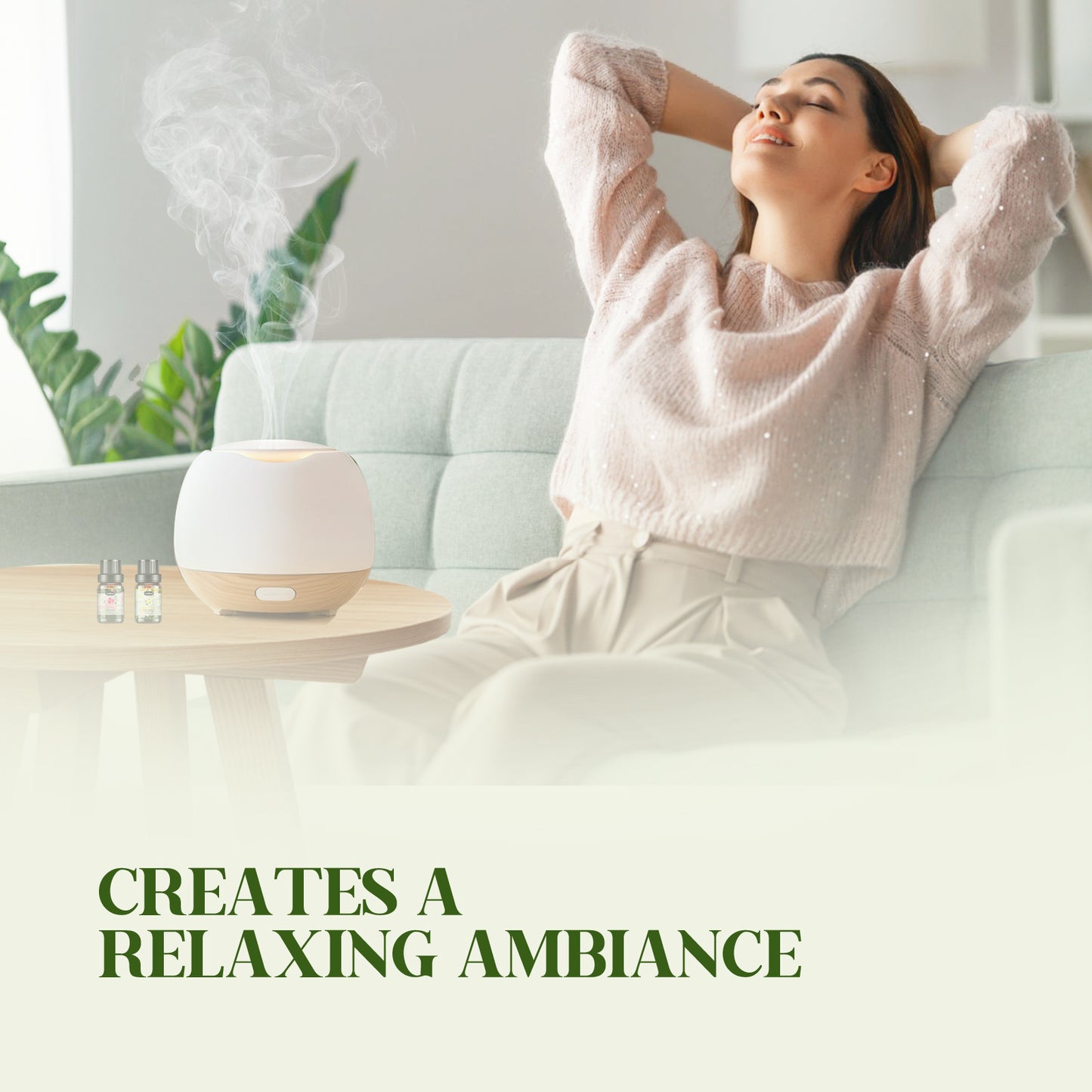 48X5ML Essential Oils Set, Essential Oil Kit for Diffuser - Sandalwood, Eucalyptus, Lavender, Tea Tree, Peppermint Oil