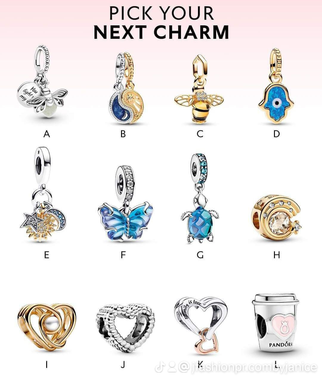 PICK YOUR NEXT CHARM