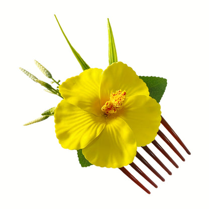 New Style Artificial Flower Long Hair Comb Hair Accessory
