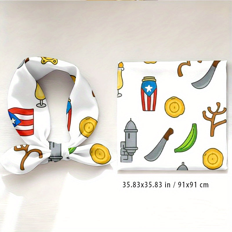 PR  Soft, Stylish, and Aesthetically Pleasing Headscarf/square Scarf