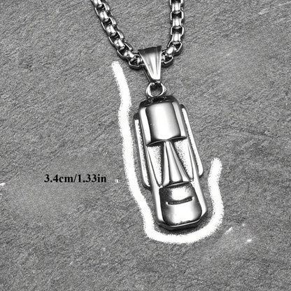 Moai Statue Pendant Necklace