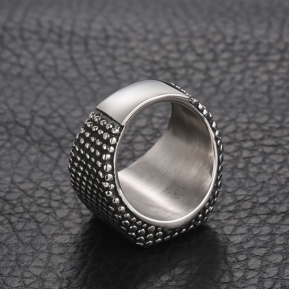 EJ  Men's Retro Personality Willow Stud Ring