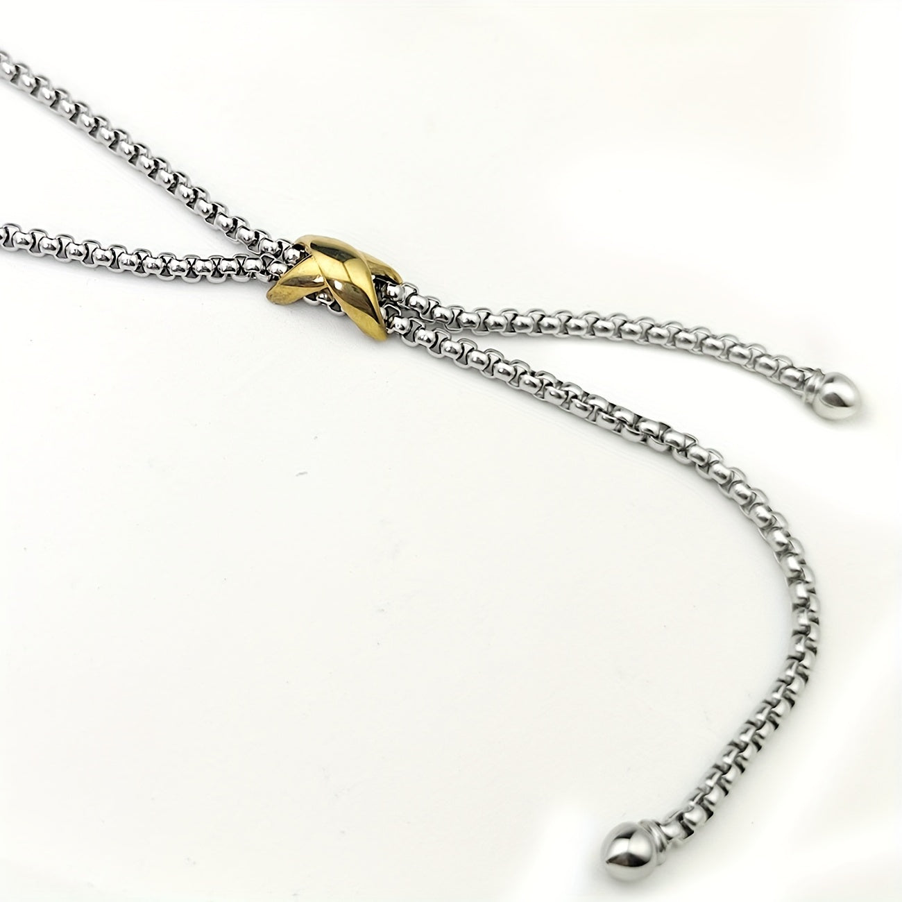 Elegant Y-Shaped Pearl Chain Necklace with Stainless Steel and Plating - Perfect for Everyday and Party Wear