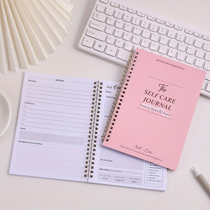 Undated Daily Self Care Journal 100 Pages Record Five Minutes A Day For More Affirmation Reflection Optimism Positivity Happiness Guide Daily Planner For Students Teachers Friends Holiday Gifts