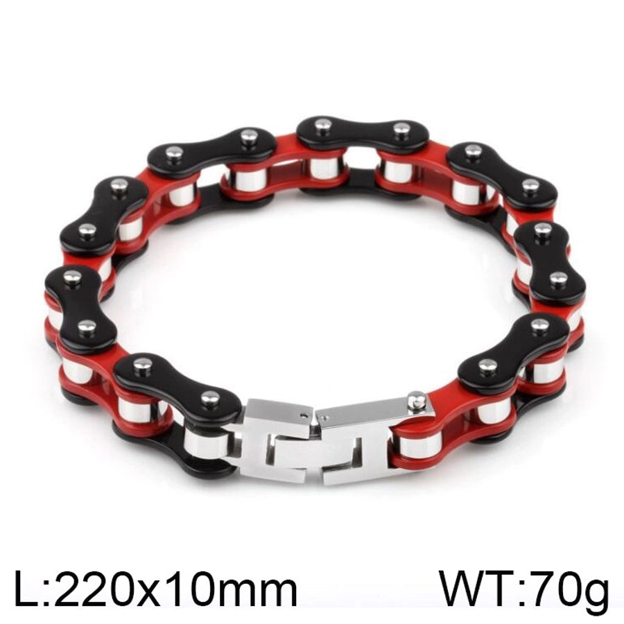 Color block solid color titanium steel bracelets