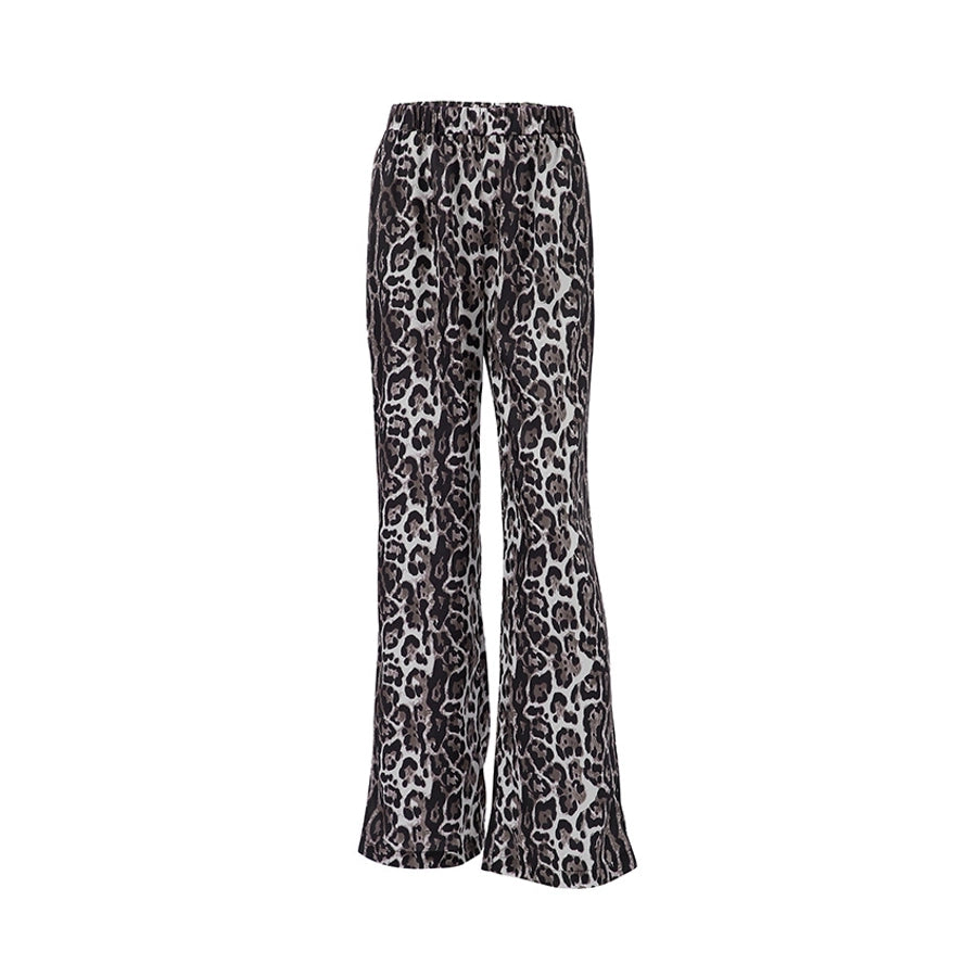 Women's Daily Streetwear Leopard Full Length Casual Pants