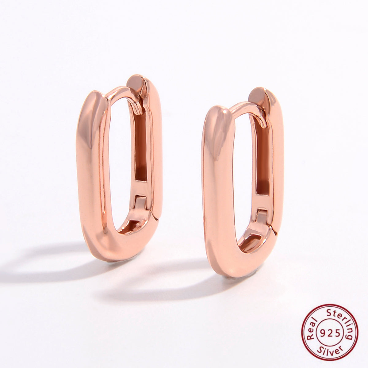 Geometric plating sterling silver 14k gold plated rose gold plated white gold plated earrings