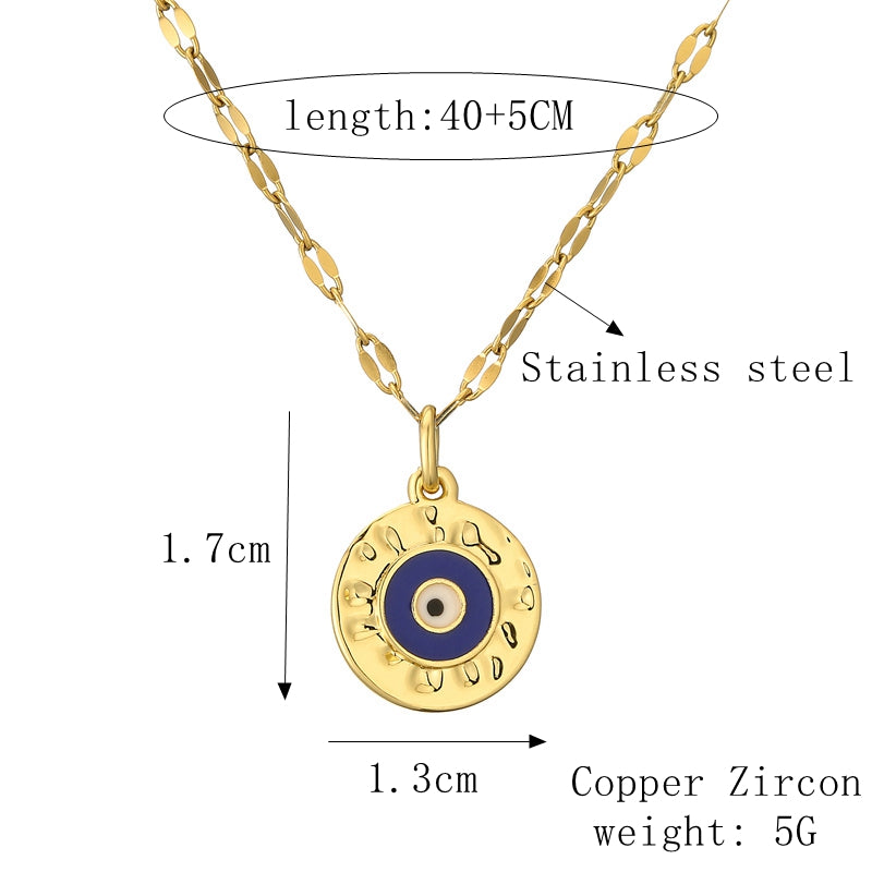 casual simple style cross tree stainless steel copper plating hollow out inlay zircon gold plated pendant necklace