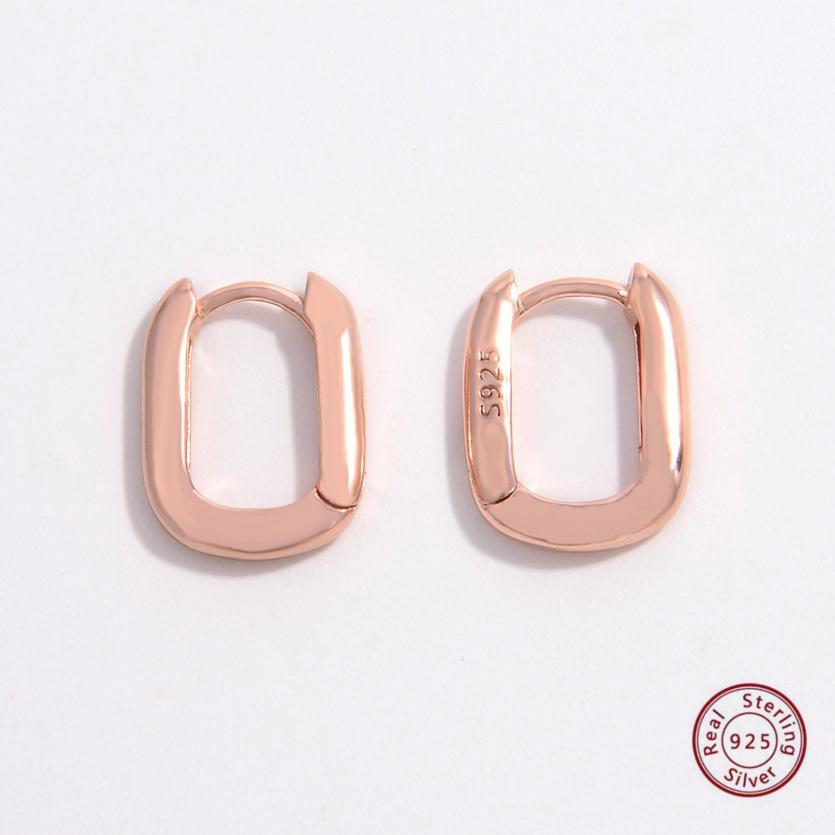 Geometric plating sterling silver 14k gold plated rose gold plated white gold plated earrings